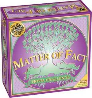 Matter of Fact Trivia Challenge Board Game - New Sealed Award Winner